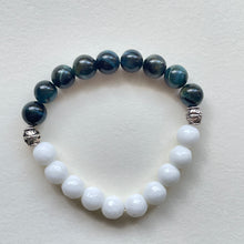 Load image into Gallery viewer, Blue Tigers Eye and White Opal