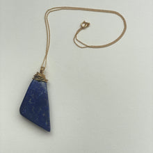 Load image into Gallery viewer, Lapis wire wrap Necklace
