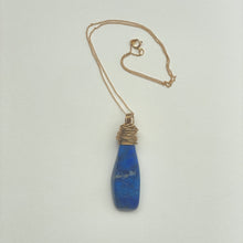 Load image into Gallery viewer, Lapis wire wrap Necklace
