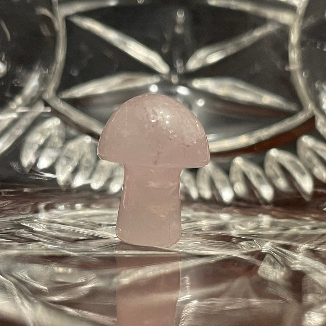 Rose Quartz Mini Mushroom