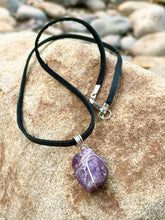 Load image into Gallery viewer, Amethyst Wire Wrap Necklace
