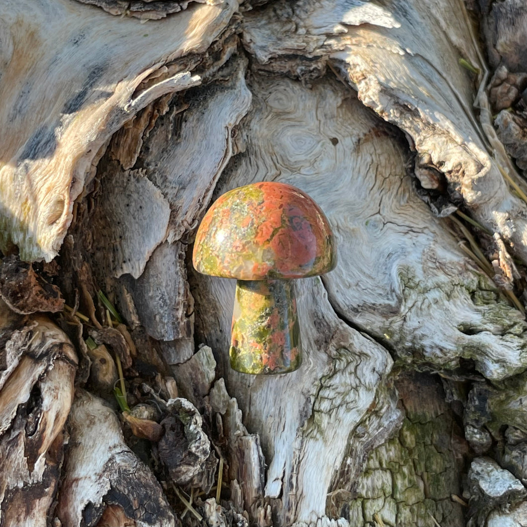 Unakite Mini Mushroom