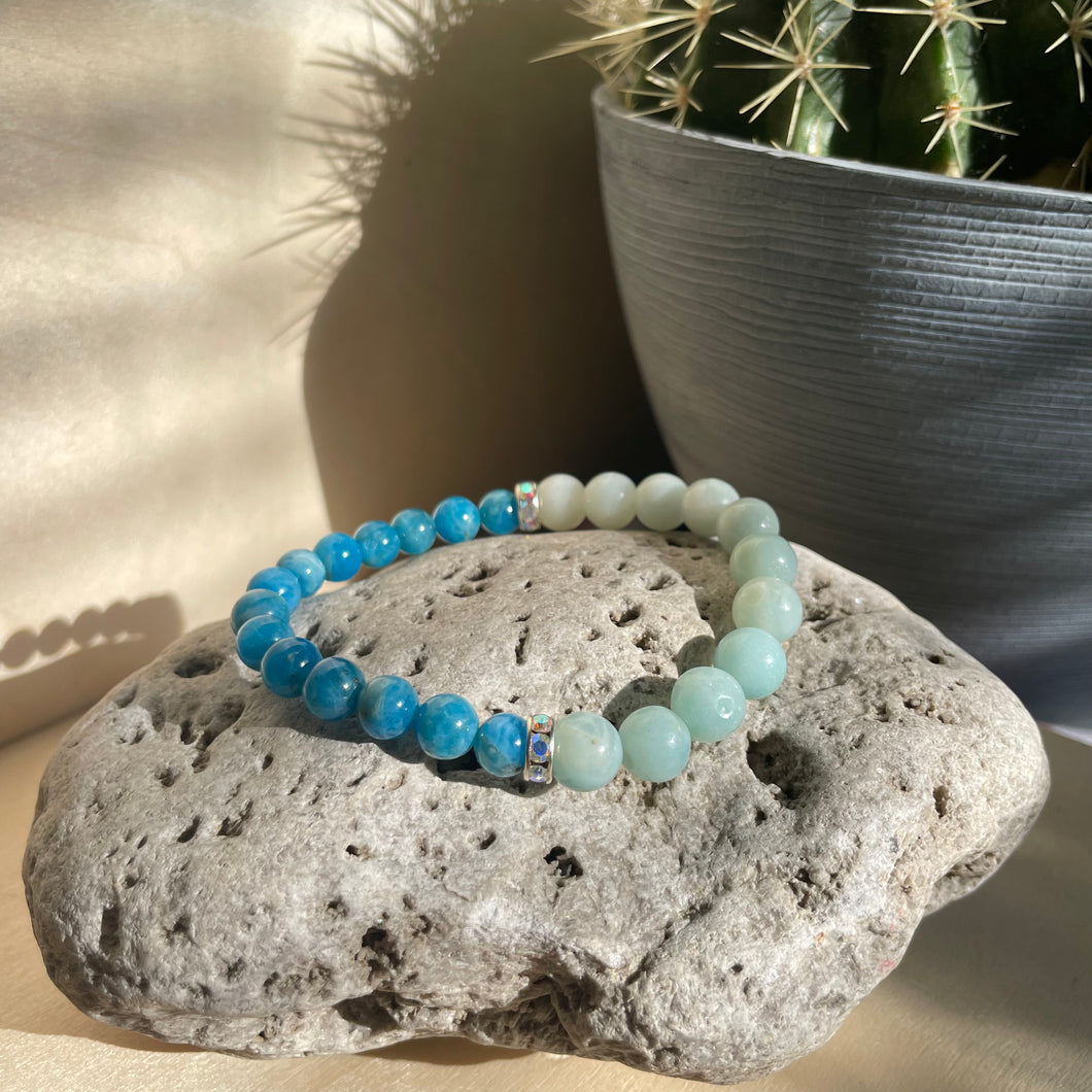 Amazonite & Apatite Bracelet