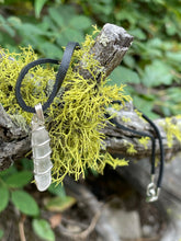 Load image into Gallery viewer, Clear Quartz Point Wire Wrap Necklace

